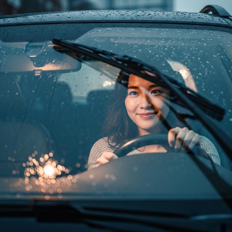 와이퍼가 흔들리면서 작동할 때