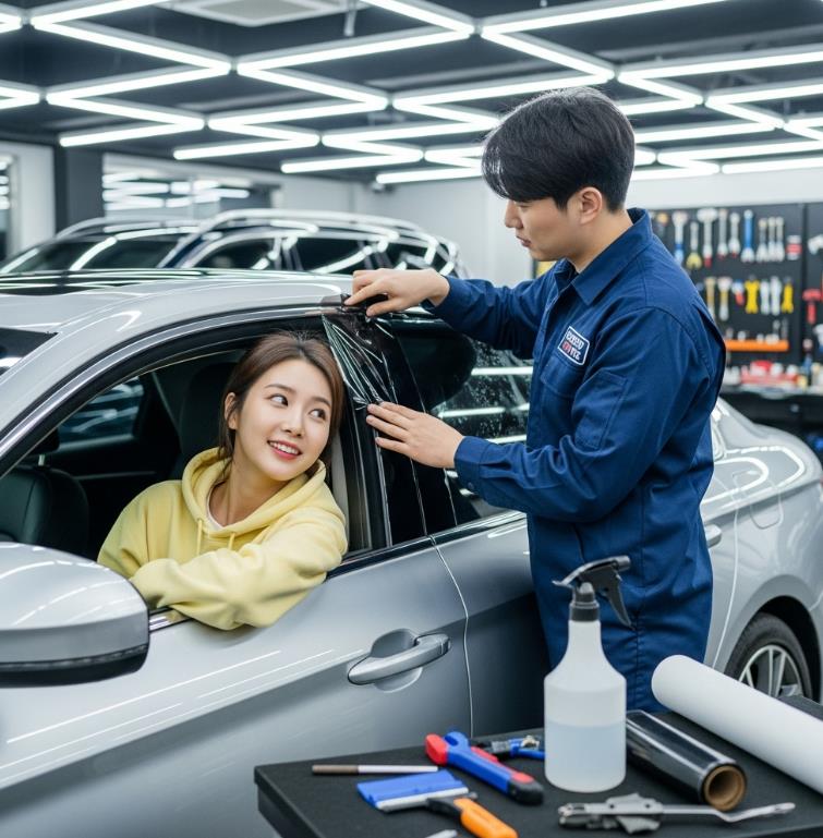 차량 윈도우 틴팅(썬팅)