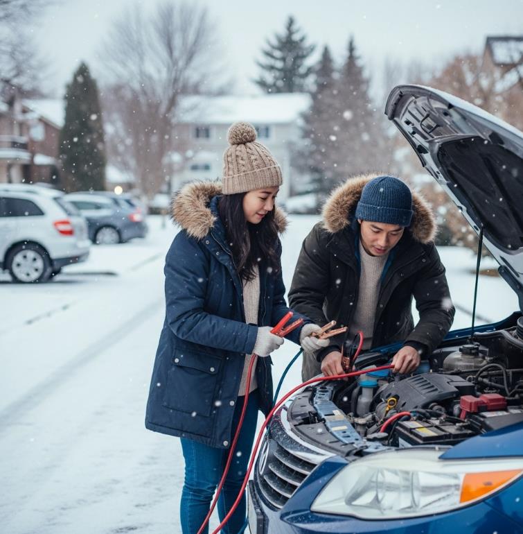 자동차 배터리가 방전