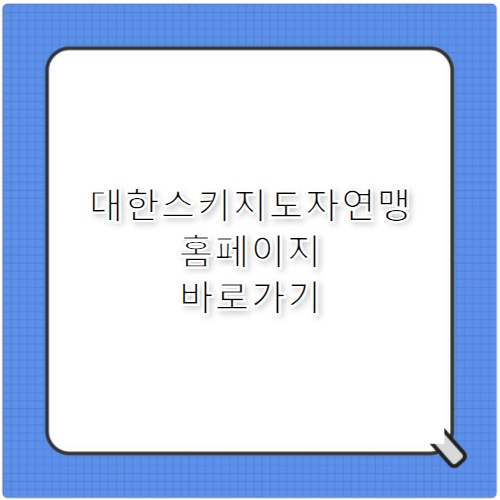 대한스키지도자연맹 홈페이지 바로가기 https://ksia.co.kr