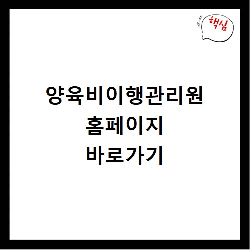 양육비이행관리원 홈페이지 바로가기