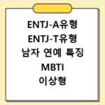 ENTJ-A유형 ENTJ-T유형 남자 연예 특징 MBTI 이상형 궁합