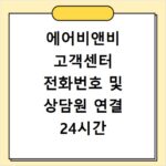 에어비앤비 고객센터 전화번호 및 상담원 연결 24시간 운영 시간 확인하기
