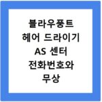 블라우풍트 헤어 드라이기 AS 센터 전화번호와 무상 보증 기간 확인 방법